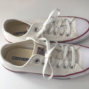 White Low Top Converse